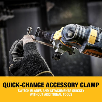 DeWalt XR 18V XR Brushless Cordless Multi tool (Bare Tool) - DCS355N-XJ