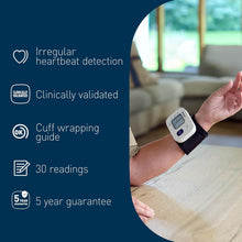 OMRON RS2 Wrist Blood Pressure Monitor with Irregular Heartbeat Detection