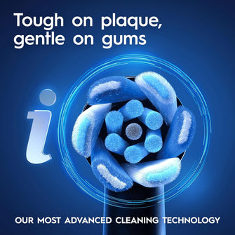 Oral-B iO9 Electric Toothbrush – 7 Modes, App Connected, 1 Brush Head, Travel Case, 2-Pin UK Plug, Black