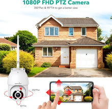 Buy Wansview,Wansview W9 Outdoor Security Camera - 1080P Pan-Tilt, Waterproof, Night Vision, 2-Way Audio, App Alerts, SD & Cloud Storage, Alexa Compatible - Gadcet UK | UK | London | Scotland | Wales| Near Me | Cheap | Pay In 3 | Surveillance Cameras
