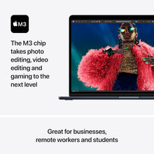 Apple MacBook Air 15" (M3, 8-Core CPU / 10-Core GPU) – 16GB RAM – 256GB SSD – Midnight