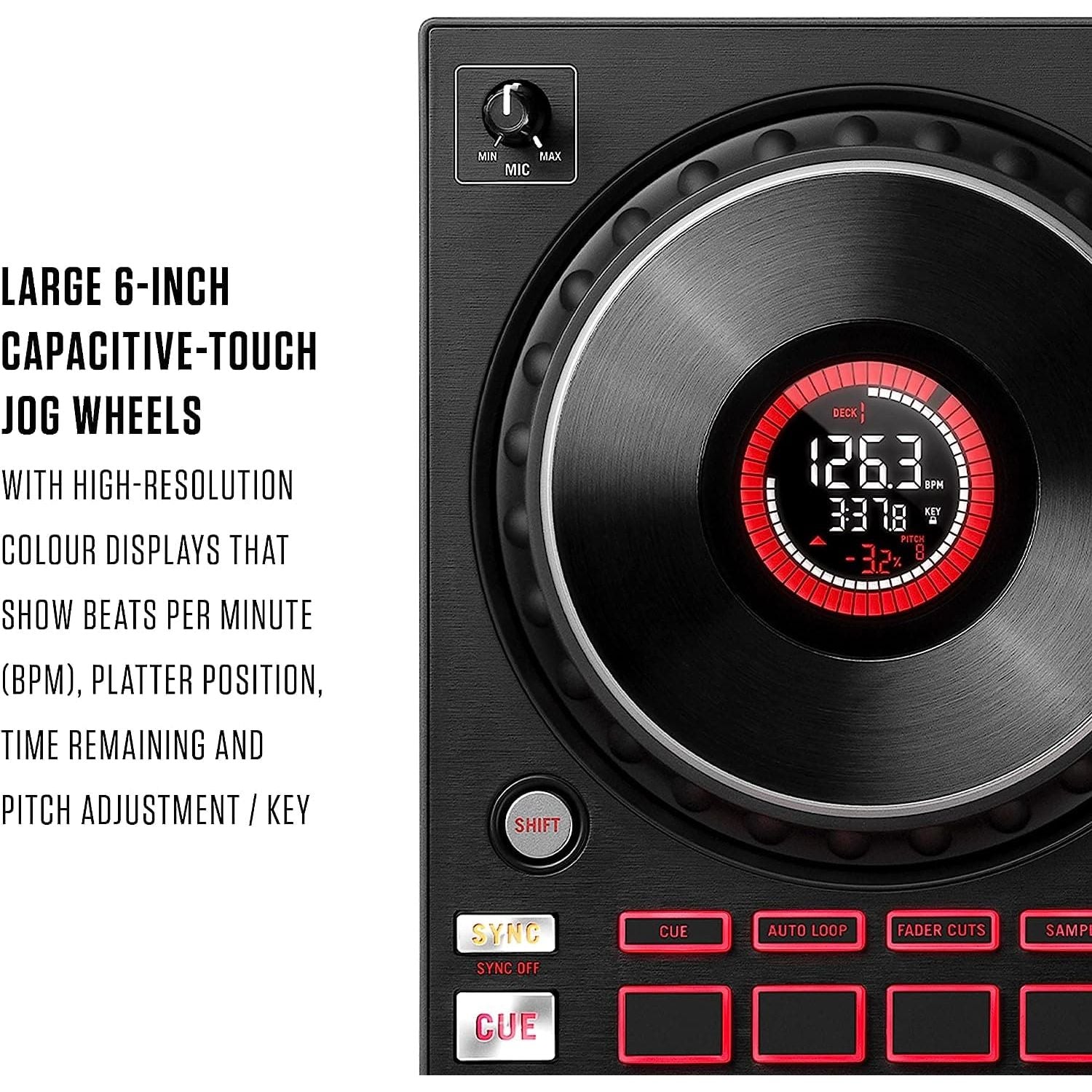 Buy Numark,Numark Mixtrack Platinum FX - 4-Deck DJ Controller with Mixer, Audio Interface, Jog Wheel Displays, and FX Paddles - Gadcet UK | UK | London | Scotland | Wales| Near Me | Cheap | Pay In 3 | DJ & VJ Equipment