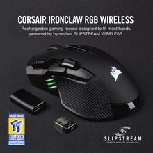 Buy CORSAIR,CORSAIR IRONCLAW RGB WIRELESS – Rechargeable Gaming Mouse – SLIPSTREAM Wireless – Black – RGB – 18,000 DPI – Optical - Gadcet UK | UK | London | Scotland | Wales| Near Me | Cheap | Pay In 3 | Mice & Trackballs