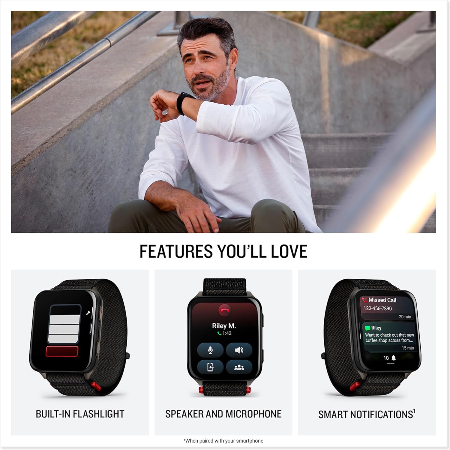 Buy Garmin,Garmin Venu X1 Black GPS Smartwatch – 2" Square AMOLED Display, Ultra-Thin 7.9mm Case, LED Flashlight, Sapphire Lens, Titanium Caseback, 100+ Sports Apps & 8-Day Battery - Gadcet UK | UK | London | Scotland | Wales| Near Me | Cheap | Pay In 3 | Smart Watches