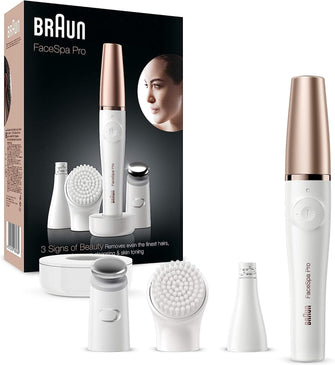 Buy Braun,Braun FaceSpa Face Epilator, Hair Removal - White/Bronze - Gadcet.com | UK | London | Scotland | Wales| Ireland | Near Me | Cheap | Pay In 3 | Health & Beauty