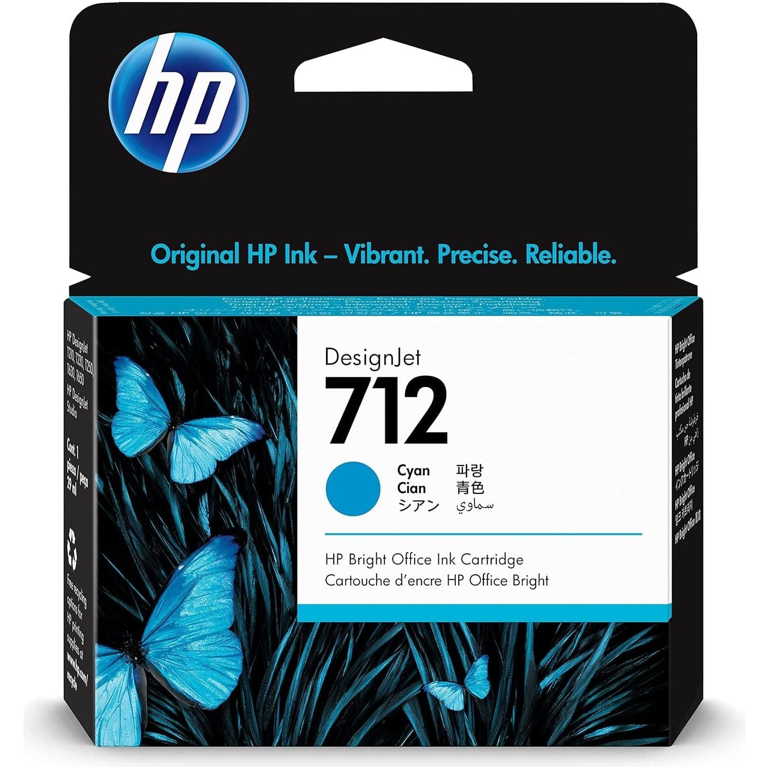 Buy HP,HP 712 3ED67A Cyan 29-ml Genuine HP Ink Cartridge with Original HP Ink, for DesignJet T650, T630, T250, T230 & Studio Large Format Plotter Printers and HP 713 DesignJet Printhead - Gadcet UK | UK | London | Scotland | Wales| Near Me | Cheap | Pay In 3 | Toner & Inkjet Cartridges