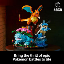Buy LEGO,LEGO Pokémon Venusaur, Charizard & Blastoise 3D Model Kit (72153) - Gadcet UK | UK | London | Scotland | Wales| Near Me | Cheap | Pay In 3 | Scale Models