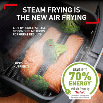 Buy Tefal,Tefal Easy Fry 3-in-1 XXL Digital Air Fryer, Grill and Steamer 6.2L Capacity 7 Programs inc Dehydrator Black FW201, 1700 W - Gadcet UK | UK | London | Scotland | Wales| Near Me | Cheap | Pay In 3 | Air Fryer & Grill