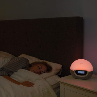 Buy Lumie,Lumie Bodyclock Shine 300 - Wake-up Light Alarm Clock with Radio, 15 Sounds and Sleep Sunset - White - Gadcet UK | UK | London | Scotland | Wales| Ireland | Near Me | Cheap | Pay In 3 | Home Alarm Systems
