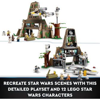 LEGO Star Wars: A New Hope Yavin 4 Rebel Base Set with 10 Minifigures including Luke Skywalker, Princess Leia, Chewbacca, plus 2 Droid Figures, Y-Wing Starfighter and Command Room 75365 - 4