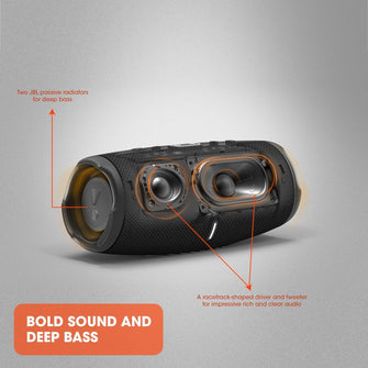 JBL Charge 5 Portable Bluetooth Speaker – Deep Bass, 20H Playtime, IP67 Waterproof, Powerbank, Black