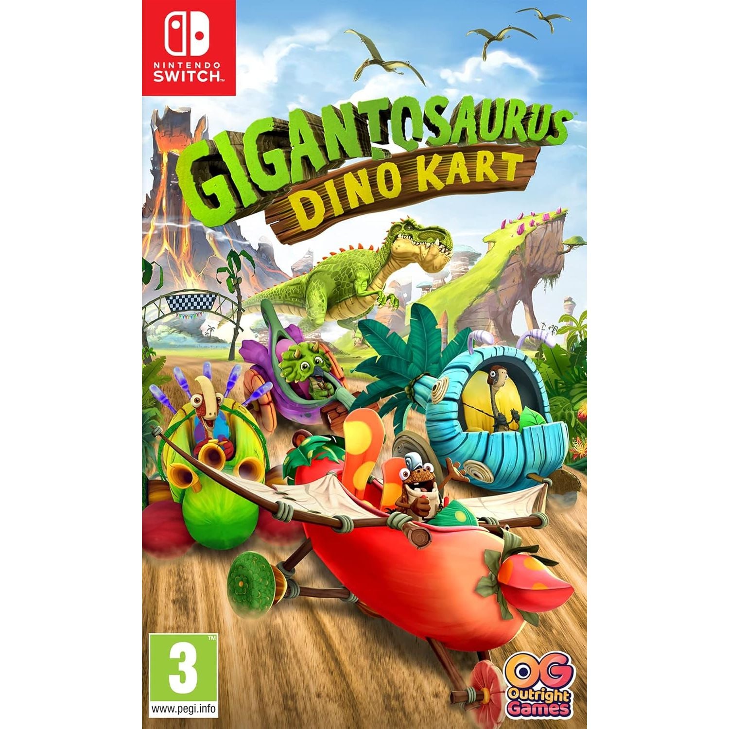 Buy Nintendo Switch,Gigantosaurus: Dino Kart – Nintendo Switch - Gadcet UK | UK | London | Scotland | Wales| Near Me | Cheap | Pay In 3 | Video Game
