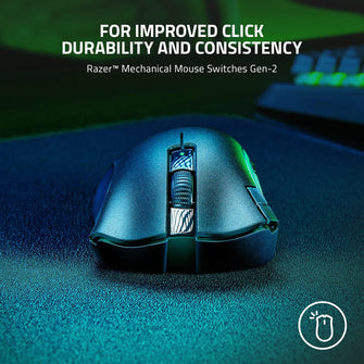 Buy RAZER,Razer DeathAdder V2 X HyperSpeed - Ergonomic Mouse for Wireless Gaming (235 Hours of Battery Life, HyperSpeed Wireless, 14K DPI Optical Sensor, Mechanical Switches Gen-2, 7 Programmable Buttons) Black - Gadcet UK | UK | London | Scotland | Wales| Near Me | Cheap | Pay In 3 | Keyboard & Mouse