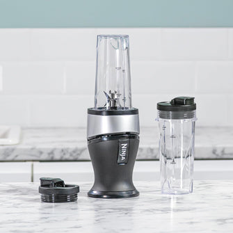 Buy NINJA,Ninja 700W Slim Blender & Smoothie Maker, 2x 470ml Cups with Spout Lids, Personal Blender, Crush Ice & Frozen Fruit, Silver - Gadcet UK | UK | London | Scotland | Wales| Near Me | Cheap | Pay In 3 | Food Blenders
