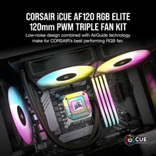 Buy Corsair,Corsair iCUE AF120 RGB ELITE 120mm PWM Triple Fan Kit, Eight RGB LEDs Per Fan, AirGuide Technology, Fluid Dynamic Bearing, Zero RPM Mode, iCUE Lighting Node CORE Controller - Black - Gadcet UK | UK | London | Scotland | Wales| Near Me | Cheap | Pay In 3 | Computer System Cooling Parts