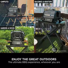 Ninja Woodfire Electric BBQ Grill & Smoker with Cover - Grey