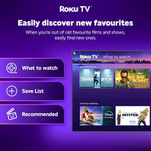 Aurzen Roku TV Smart Projector for Bedroom, Roku Streaming Experience Built-in, 1080P FHD, Dolby Audio, Auto Focus & Keystone, Zoom, Portable Mini Projector for Outdoor Movie, White