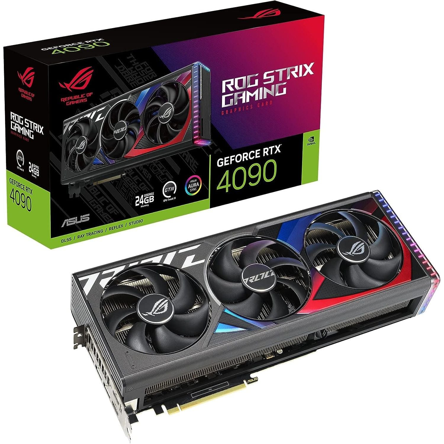 Buy Apple,ASUS ROG Strix GeForce RTX 4090 Gaming GT-III Graphics Card (PCIe 4.0, 24GB GDDR6X, HDMI 2.1a, DisplayPort 1.4a) - Gadcet.com | UK | London | Scotland | Wales| Ireland | Near Me | Cheap | Pay In 3 | Computer Accessories