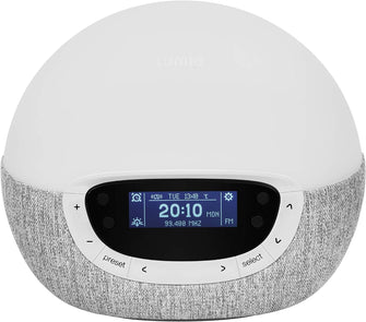 Buy Lumie,Lumie Bodyclock Shine 300 - Wake-up Light Alarm Clock with Radio, 15 Sounds and Sleep Sunset - White - Gadcet UK | UK | London | Scotland | Wales| Ireland | Near Me | Cheap | Pay In 3 | Home Alarm Systems