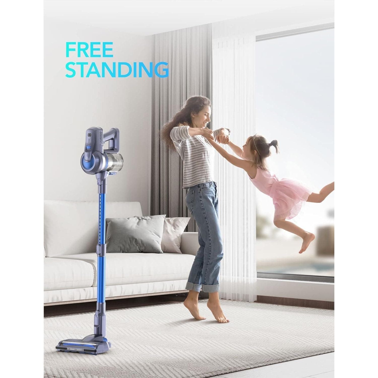 Buy Greenote,Greenote Cordless Vacuum Cleaner, 23000PA Stick Vacuum Cleaner 6 in 1, Powerful Hoover 200W Brushless Motor with LED Headlights, 35 Mins Runtime, Lightweight Vacuum for Home Hard Floor Pet Car - Gadcet UK | UK | London | Scotland | Wales| Ireland | Near Me | Cheap | Pay In 3 | Vacuums