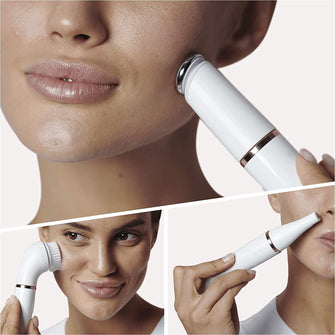Buy Braun,Braun FaceSpa Face Epilator, Hair Removal - White/Bronze - Gadcet.com | UK | London | Scotland | Wales| Ireland | Near Me | Cheap | Pay In 3 | Health & Beauty
