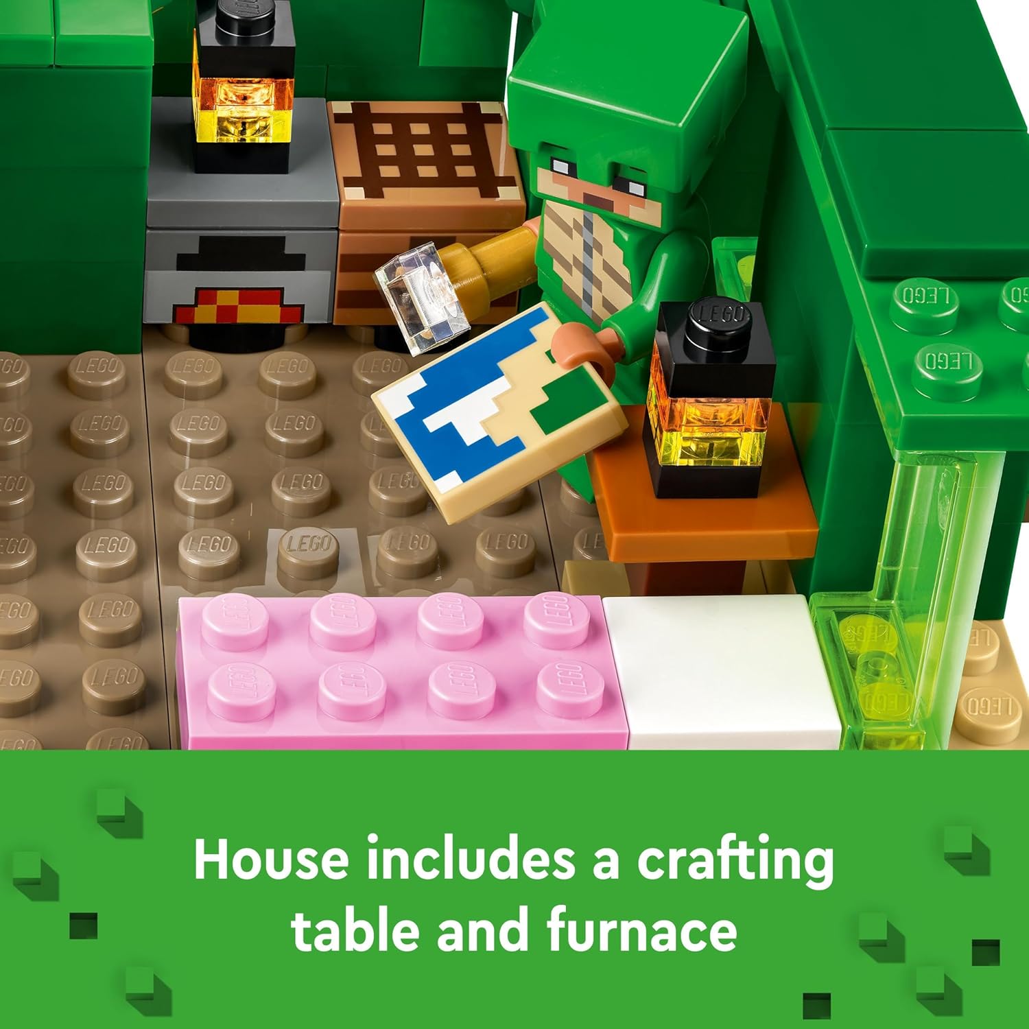 Buy Lego,LEGO Minecraft The Turtle Beach House (21254) – Animal-Care Building Set for Kids Aged 8+ with Game Characters – Gift for Gamers - Gadcet UK | UK | London | Scotland | Wales| Near Me | Cheap | Pay In 3 | Toys & Games
