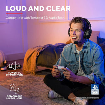 Buy Trust Gaming,Trust Gaming GXT 498 Forta [Officially Licensed for PlayStation 5] Sustainable Gaming Headset for PS5 / PS4, 1.2m Cable, 50mm Drivers, Detachable Microphone, Wired Over-Ear Headphones - Black - Gadcet UK | UK | London | Scotland | Wales| Ireland | Near Me | Cheap | Pay In 3 | Headphones & Headsets