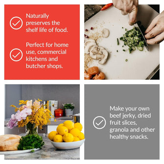 Buy SousVideTools,SousVideTools Hendi 6-Tray Stainless Steel Food Dehydrator with Touch Panel, Timer & Thermostat Control for Fruit, Meat, and Vegetables - Gadcet UK | UK | London | Scotland | Wales| Near Me | Cheap | Pay In 3 | Kitchen Appliances