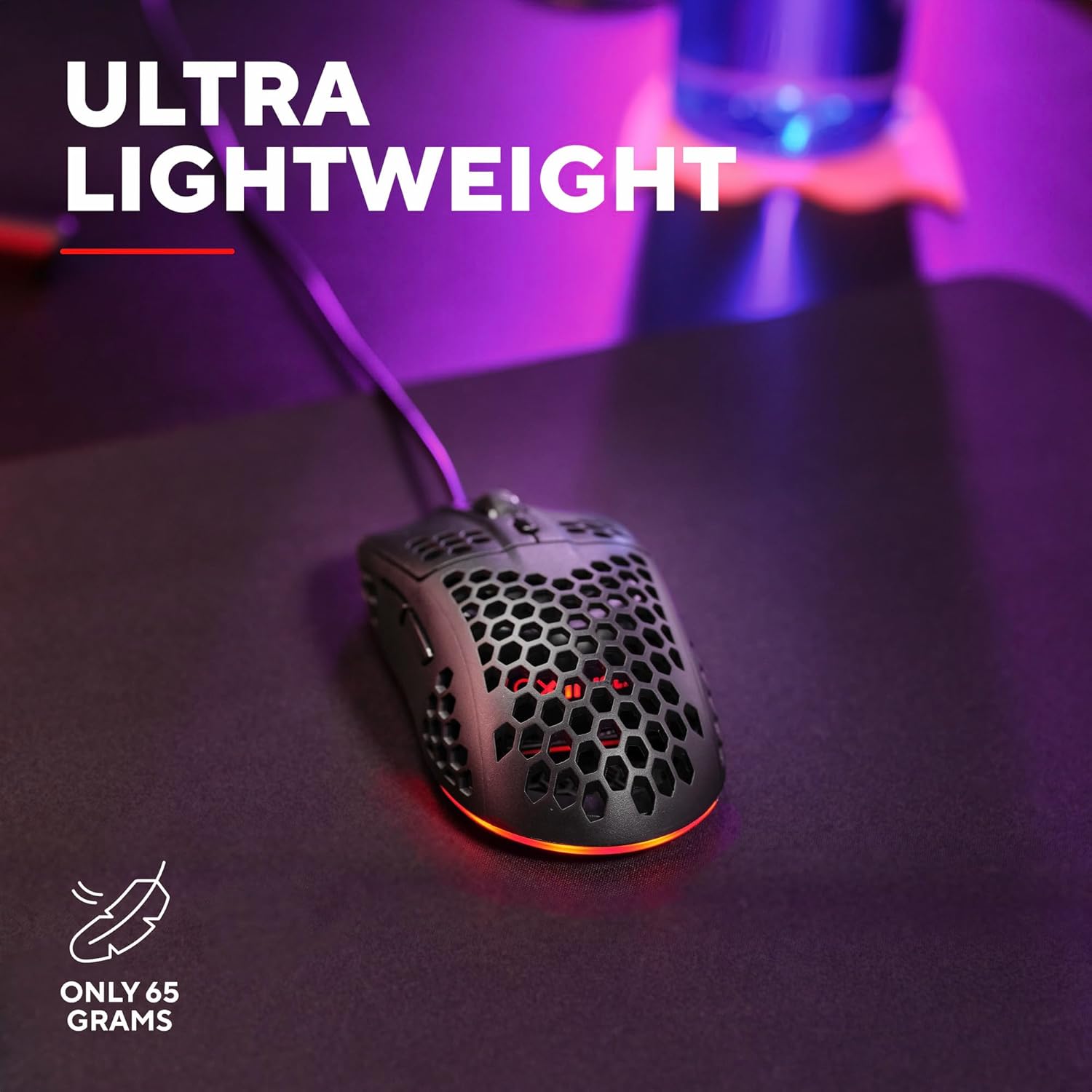 Buy Trust Gaming,Trust Gaming GXT 928 Helox Superlight Wired Gaming Mouse – 65g, 200-6400 DPI, Optical Sensor, 6 Programmable Buttons, RGB LED – Black - Gadcet UK | UK | London | Scotland | Wales| Near Me | Cheap | Pay In 3 | Gaming Mouse