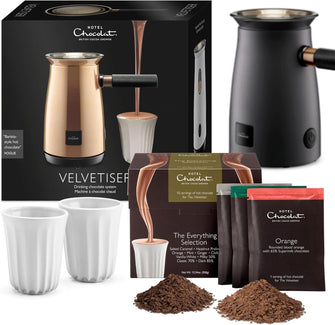 Buy Velvetiser,Hotel Chocolat 472756 Velvetiser Hot Chocolate Machine Complete Starter Kit, Grey - Gadcet UK | UK | London | Scotland | Wales| Near Me | Cheap | Pay In 3 | Coffee Makers & Espresso Machines