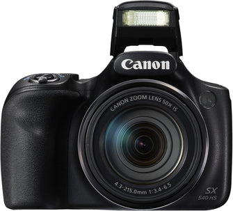 Buy Canon,Canon PowerShot SX540 HS, 20.3MP Digital Camera, Black - Gadcet UK | UK | London | Scotland | Wales| Near Me | Cheap | Pay In 3 | Digital Cameras