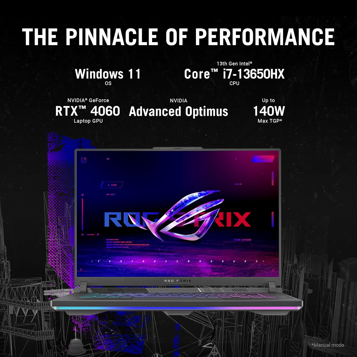 Buy Ecat Tech Ltd,ASUS ROG Strix G16 Gaming Laptop 16″ 165Hz FHD, i7-13650HX, RTX 4060, 16GB, 1TB SSD - Gadcet UK | UK | London | Scotland | Wales| Near Me | Cheap | Pay In 3 | Gaming Computers