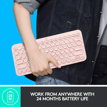 Buy Logitech,Logitech K380 Multi-Device Bluetooth Keyboard - Rose - Gadcet UK | UK | London | Scotland | Wales| Ireland | Near Me | Cheap | Pay In 3 | Keyboards