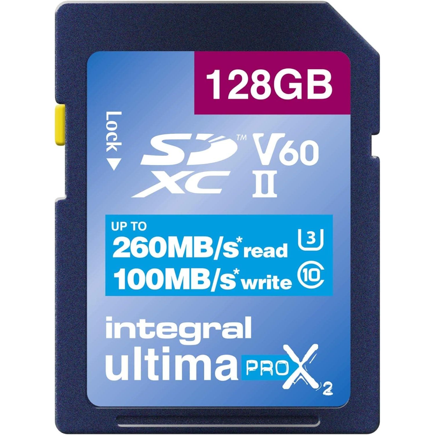 Buy Integral,Integral 128GB UHS-II SD Card V60 Up to 260MBs Read and 100MBs Write Speed 1733X SDXC Professional High Speed Memory Card - Gadcet UK | UK | London | Scotland | Wales| Near Me | Cheap | Pay In 3 | Flash Memory Cards