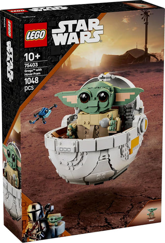 Buy LEGO,LEGO Star Wars 75403 Grogu with Hover Pram Building Toy Set, Collectible Character Figure for The Mandalorian TV Show Fans, Display Gift Idea for 10+ Year Old Boys & Girls - Gadcet UK | UK | London | Scotland | Wales| Near Me | Cheap | Pay In 3 | Interlocking Blocks