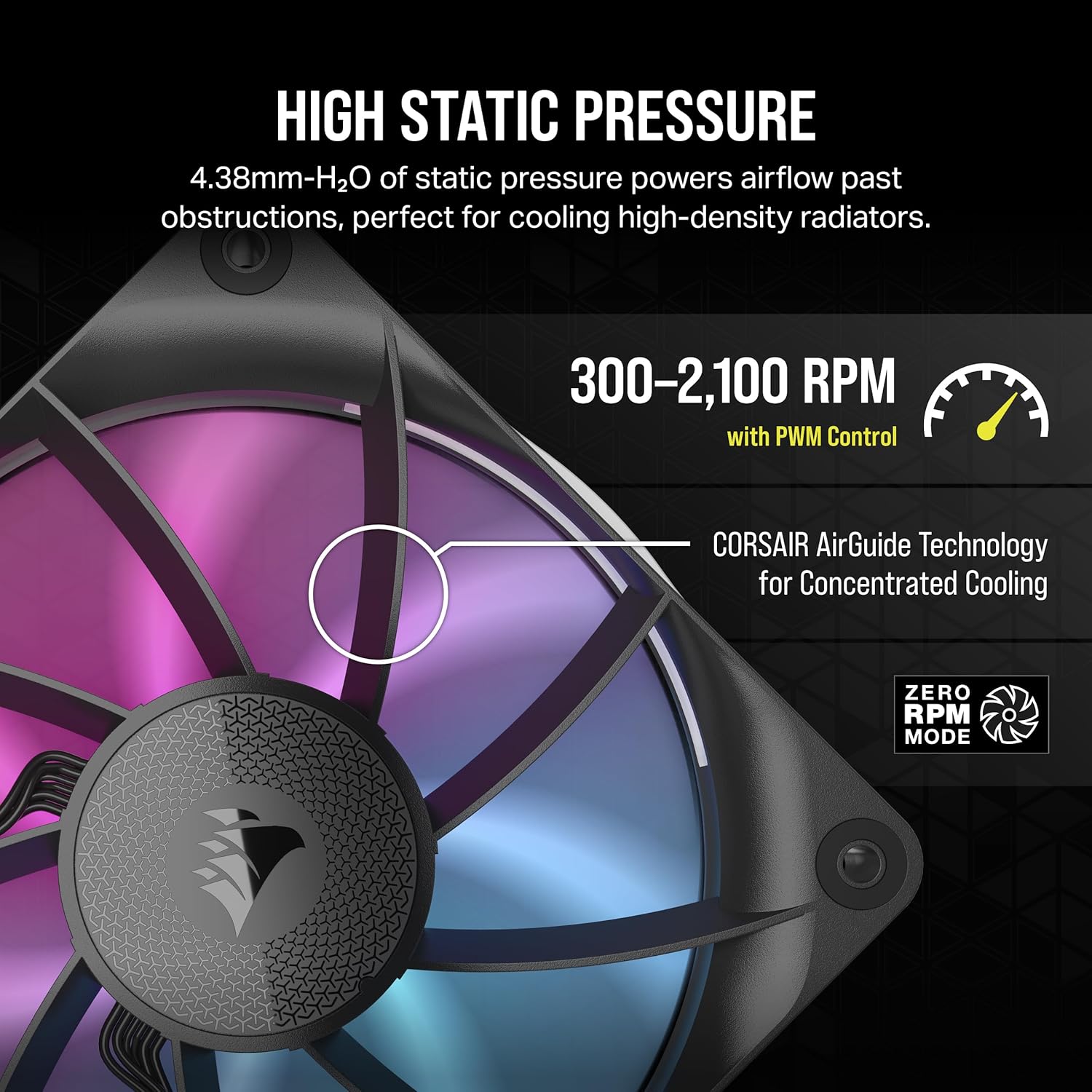 Buy Corsair,Corsair iCUE LINK RX120 RGB 120mm PWM Fan - Magnetic Dome Bearing - Black (Single) - Gadcet UK | UK | London | Scotland | Wales| Near Me | Cheap | Pay In 3 | Electronics