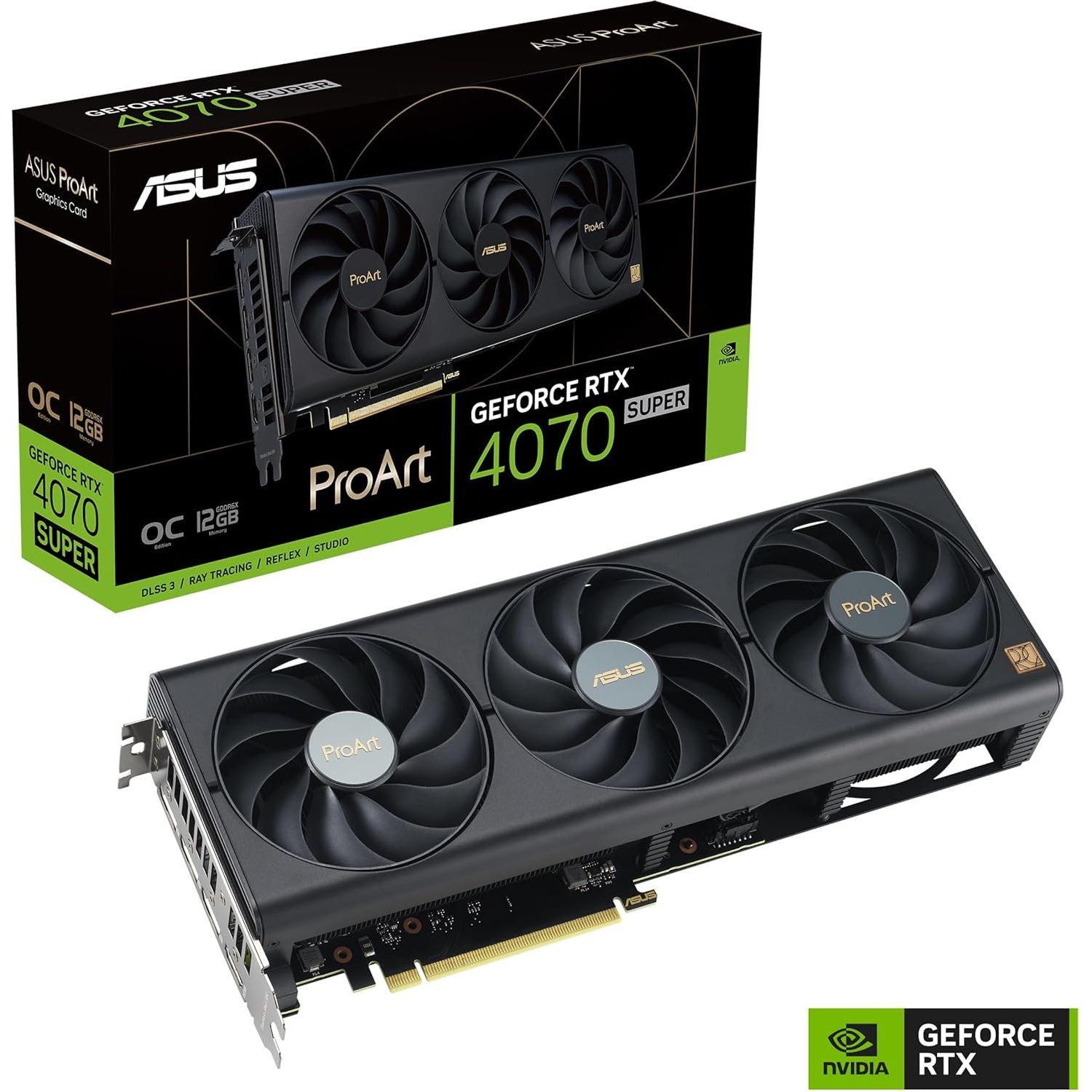 Buy Gadcet UK,ASUS GeForce RTX 4070 Super ProArt OC 12GB Graphics Card - 2565MHz Boost, GDDR6X, PCIe 4.0, DLSS 3, HDMI 2.1a, 4K & 8K HDR Support - Gadcet UK | UK | London | Scotland | Wales| Near Me | Cheap | Pay In 3 | Video Cards & Adapters