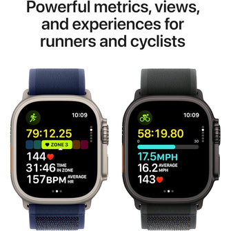 Apple Watch Ultra 2 GPS + Cellular 49mm – Rugged Titanium Case, Black Sports Smartwatch