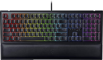 Buy Razer,Razer Ornata V2 - Gaming Keyboard with Mecha-Membrane Keys (Hybrid Mecha-Membrane Switch, Chroma RGB Backlight, Digital Volume Wheel, Ergonomic Wrist Rest) UK-Layout | Black - Gadcet.com | UK | London | Scotland | Wales| Ireland | Near Me | Cheap | Pay In 3 | gaming keyboard