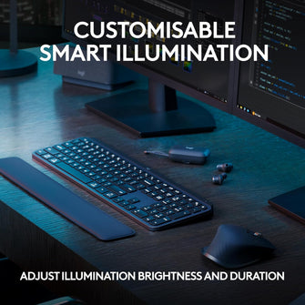Buy Logitech,Logitech MX Keys S Wireless Keyboard, Low Profile, Fluid Quiet Typing, Programmable , Backlighting, Bluetooth, USB C Rechargeable, for Windows PC, Linux, Chrome, Mac, QWERTY UK English - Graphite - Gadcet UK | UK | London | Scotland | Wales| Near Me | Cheap | Pay In 3 | Keyboards