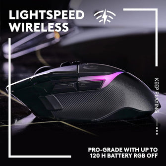 Logitech G502 X Plus Wireless Gaming Mouse [Black] - 3