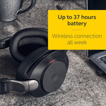 Buy Jabra,Jabra Evolve2 85 Wireless PC Headset – Noise Cancelling UC Certified Stereo Headphones With Long-Lasting Battery – USB-C Bluetooth Adapter – Black - Gadcet UK | UK | London | Scotland | Wales| Near Me | Cheap | Pay In 3 | Headphones & Earphones