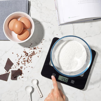 Russell Hobbs RH015711AR Digital Kitchen Scale – 5kg Capacity, Touch Panel, Tare Function – Black