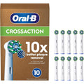 Buy Oral-B,Oral-B Pro Cross Action Electric Toothbrush Head, X-Shape and Angled Bristles for Deeper Plaque Removal, Pack of 10 Toothbrush Heads, Suitable for Mailbox, White - Gadcet UK | UK | London | Scotland | Wales| Near Me | Cheap | Pay In 3 | Toothbrush Accessories