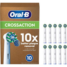 Buy Oral-B,Oral-B Pro Cross Action Electric Toothbrush Head, X-Shape and Angled Bristles for Deeper Plaque Removal, Pack of 10 Toothbrush Heads, Suitable for Mailbox, White - Gadcet UK | UK | London | Scotland | Wales| Near Me | Cheap | Pay In 3 | Toothbrush Accessories
