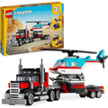 Buy LEGO,LEGO Creator 3in1 Flatbed Truck with Helicopter – Set 31146 – Build Propeller Plane, Fuel Lorry, Hot Rod & SUV - Gadcet UK | UK | London | Scotland | Wales| Near Me | Cheap | Pay In 3 | Building Toys
