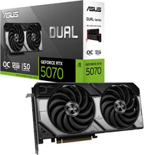 ASUS Dual GeForce RTX 5070 OC 12GB GDDR7 Graphics Card – PCIe 5.0, 2572MHz OC Clock, HDMI 2.1b, 3× DisplayPort 2.1b & SFF-Ready