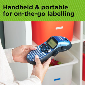 Buy Dymo,Dymo LetraTag LT-100H Handheld Label Maker | ABC Keyboard Label Printer with Easy-to-Use, 13 Character LCD Screen | for Home or Office | Blue - Gadcet UK | UK | London | Scotland | Wales| Near Me | Cheap | Pay In 3 | Electronics