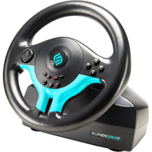 Buy Subsonic,Subsonic Superdrive SV250-S Steering Wheel & Pedals – Blue Edition (For Switch) - Gadcet UK | UK | London | Scotland | Wales| Near Me | Cheap | Pay In 3 | Game Racing Wheels