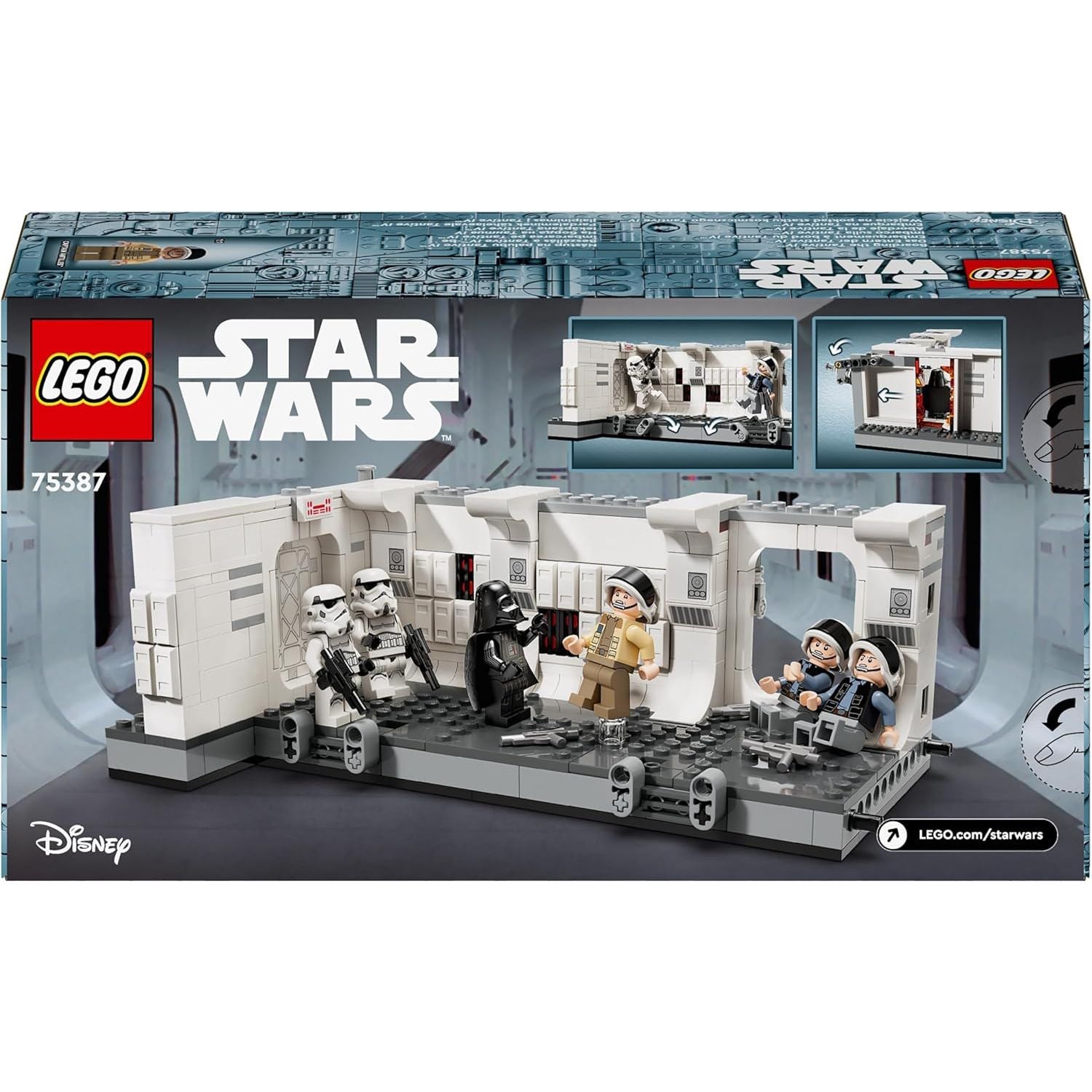 Buy LEGO,LEGO Star Wars Boarding the Tantive IV Set, A New Hope Buildable Toy for 8 Plus Year Old Boys, Girls & Kids, with 7 Minifigures Incl. Darth Vader & 25th Anniversary ARC Trooper Fives, Gift Idea 75387 - Gadcet UK | UK | London | Scotland | Wales| Near Me | Cheap | Pay In 3 | Interlocking Blocks